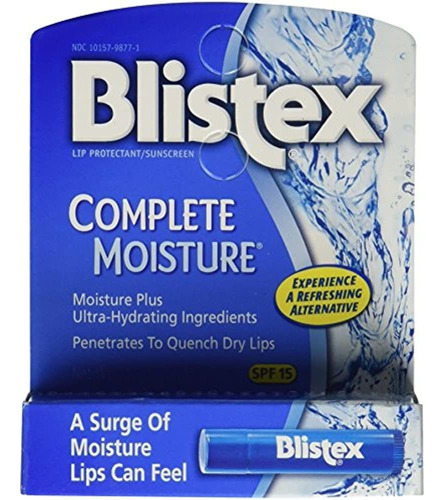 Blistex Complete Moisture, .15-ounce Tubes (paquete De 3)