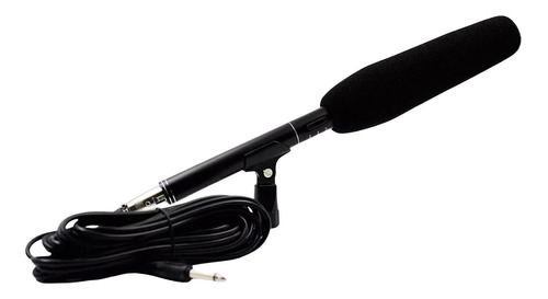 Microfone Shotgun Unidirecional Ultra-cardióide Condensador