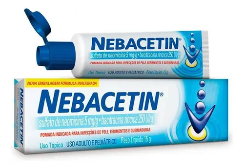 Kit de 10 - Nebacetin - Pomada - 15g Cada
