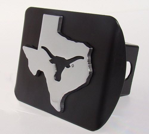 Elektroplate Utx University Of Texas Black Con Chrome Deboss
