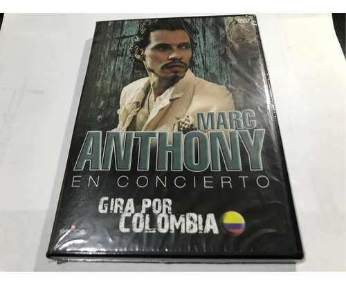 Marc Anthony En Concierto Gira Por Colombia Dvd Nuevo