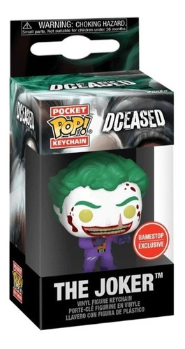 Llavero Funko Pop The Joker Dceased Keychain Gamestop
