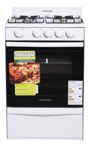 Cocina Multigas Volcan 89644v Blanca 55cm