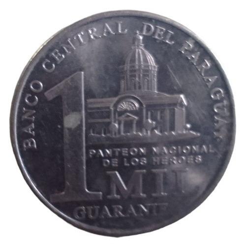 Moneda Paraguay 1 Mil Guaranies 2007