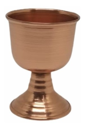 Taça Cálice Mini De Metal Para Ritual Cobre 5,5cm
