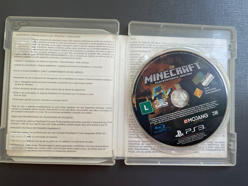 Minecraft Minecraft Standard Edition Sony Ps3 Físico (Usado)