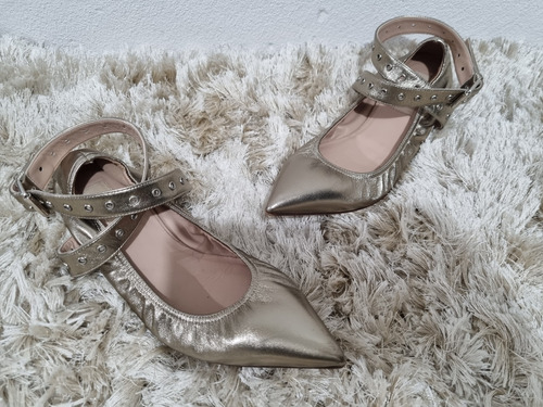 Flats Balerina Valentino Love Latch Originales #38 Eu Usadas