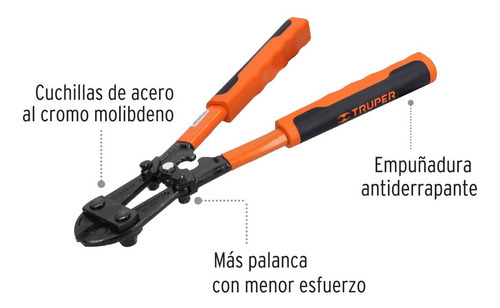 Tijera Cortaperno 12 Pulgadas Profesional Truper 12830