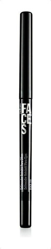 Delineador Retractil Faces 0,28g Natura Vegano Color Black Ink