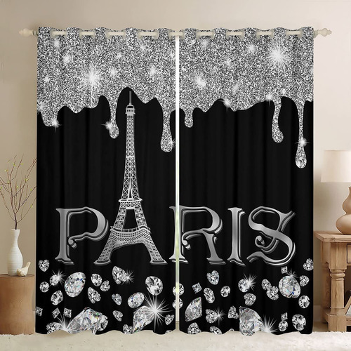 Erosebridal Cortina Opaca Paris 38 X 54  Torre Eiffel Para 2