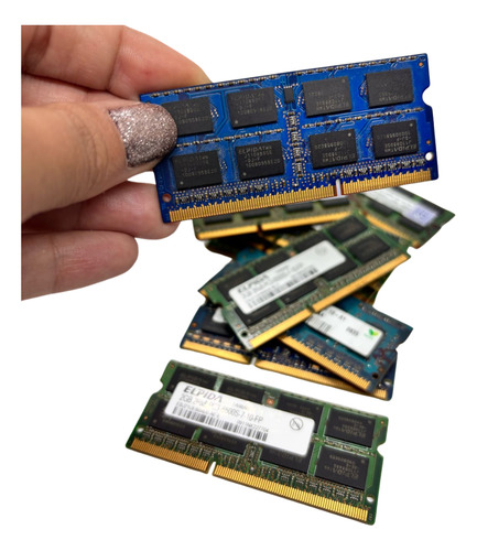 Pack Com 10 Memorias Ram 2gb Pc3 8500s - Marcas Variadas (Usado)
