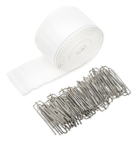 Y 10.9 Yard Curtain Tieback Tape With 30 Hooks