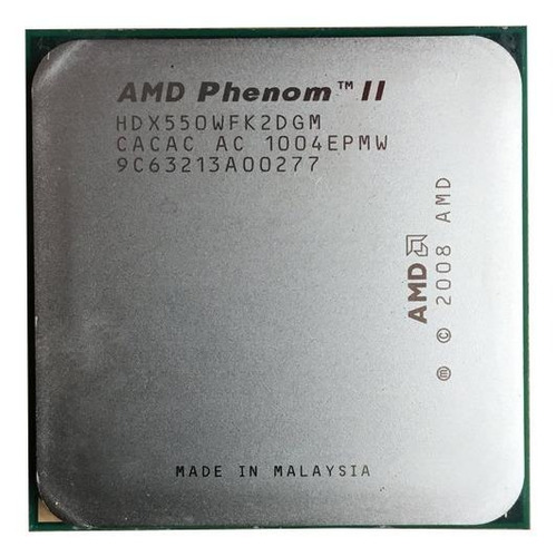 Procesador AMD Phenom II X2 550 (rev. C3) HDX550WFK2DGM de 2 núcleos y 3.1GHz de frecuencia