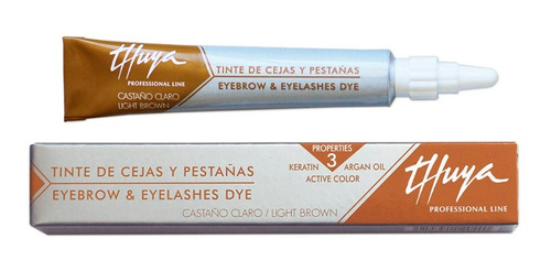 Tinte Para Cejas Y Pestanas Con Keratina Y Argan Thuya