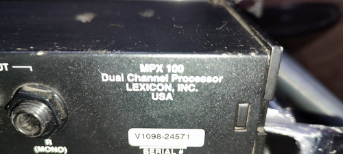 Procesador De Voz Léxicon Mpx100 (Usado)
