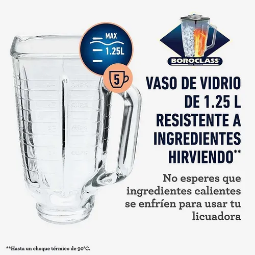 VASO ACERO INOXIDABLE LICUADORA OSTER C/TAPA