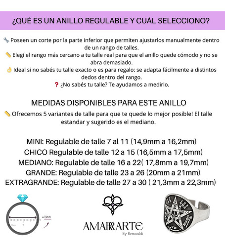Anillo Chokurei Siete Chakras En Plata 925 Regulable Plata 925 B: Mediano Regulable