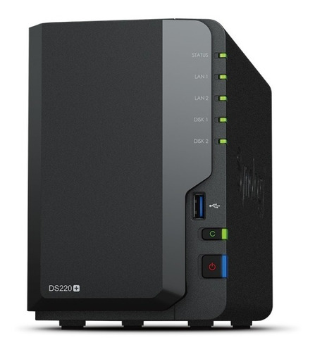 Nas Synology Ds220+ / 2 Bahías / Ram 2gb / Celeron J4025