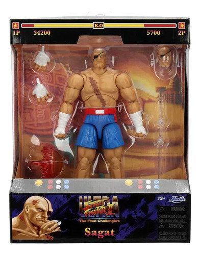 Figura De Acción Ultra Street Fighter Ii Sagat