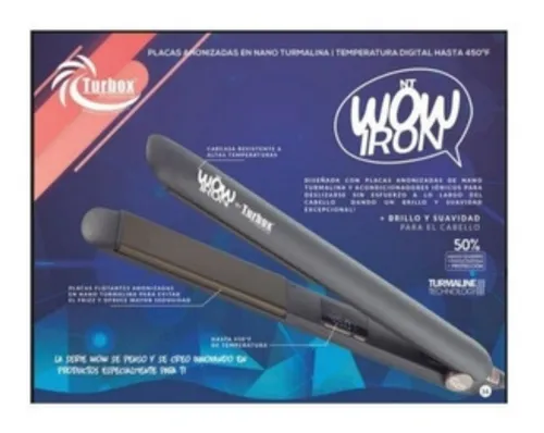 Placha Turbox Nt Wow Iron Profesional 450 f Env o gratis