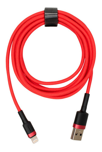 Cable Baseus original reforzado para iPhone X/Xr/Xs Max de 1 m