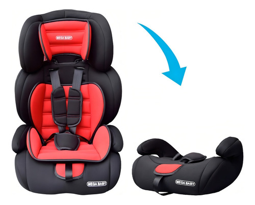 Cadeirinha de bebê vermelha Mega Baby Silverstone Silverstone