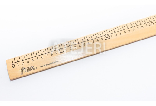 Imagen 3 de 7 de Regla De 100cm Fime De Madera Lustrada Metro
