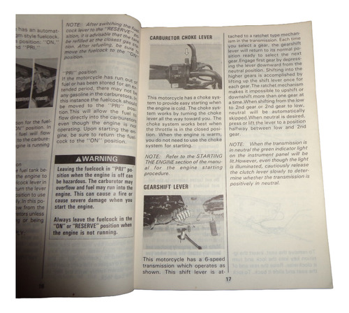 Suzuki Gs 500 E 1991 Libro Manual Original (Usado)