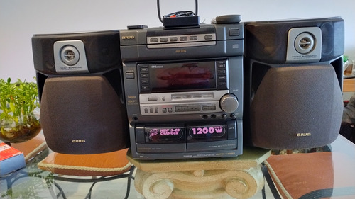 Mini Componente Aiwa Nsxf-7 Leer Descripción Negro 1200 W (Usado)