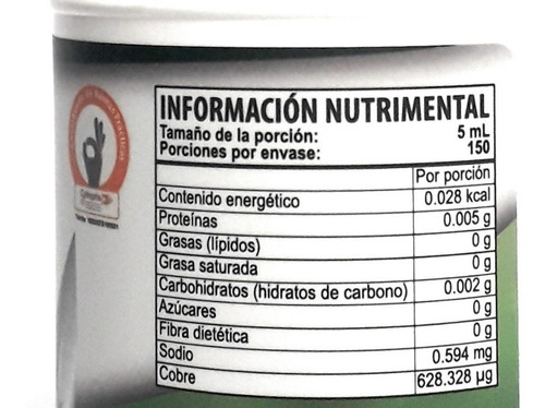 Clorofila Liquida Natural Health 750 Ml (3 Pz) Envio Full