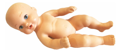 Muñeca Bebé De Agua Lauer Toys Ojos Azules 12 Cabello Rubio (Usado)