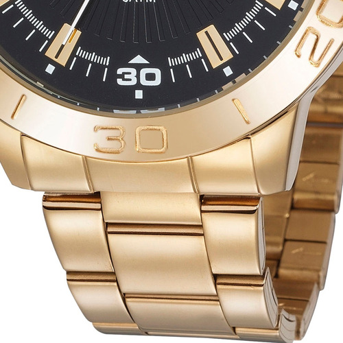 Relógio Masculino Mondaine Dourado 76757gpmvde2