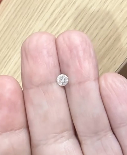 Diamante Natural Lapidado 50 Pontos ( Meio Quilate Ótimo Branco