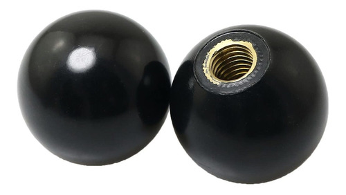 Bola Roscada 2 Pieza M8x30 Negra Forma Sujecion Cabeza Rosca