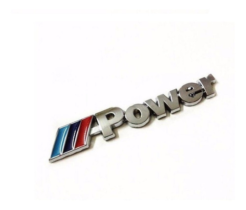 Emblema Bmw M3 Power M/// Metal Cromado