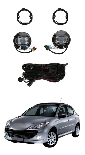 Kit Faro Auxiliar 207 Led Drl 08 09 2010 11 12 2013 14 15 16