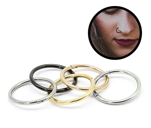 Aro Continuo Delgado Clicker Nostril