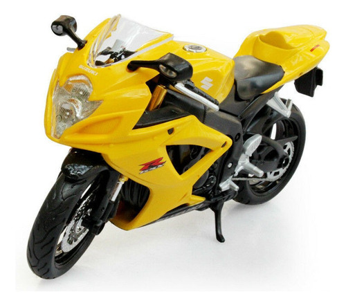 Maisto Suzuki Gsx-r600 1/12 Amarillo Modelo Fundido A Troque