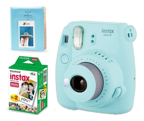 Camara Instax Fuji Mini 9 + Cartucho De 20 Fotos Y Album!