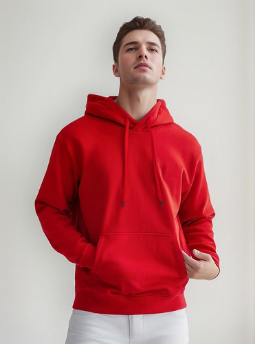 Sudadera Para Hombre Con Gorro Ajustable Moderno