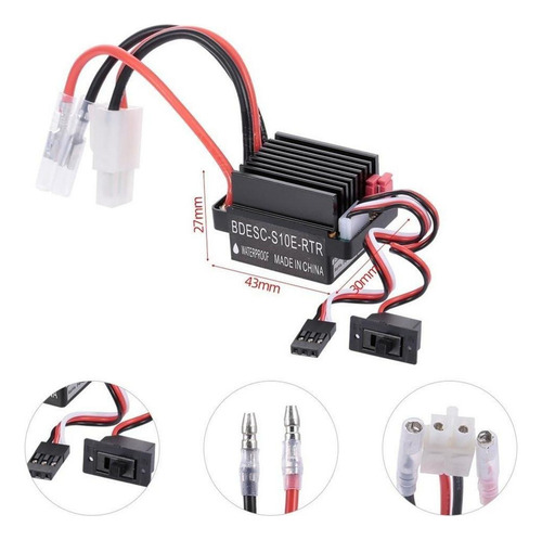 As 540 Motor Cepillado 35t Esc For 1:10 Hsp Axial Crawler