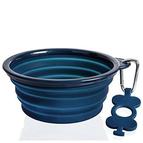 Bonza Collapsible Dog Bowl Cuenco De Agua Para Perros Portá