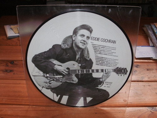 Eddie Cochran Picture Disc Lp Rockabily Gene Vincent B Holly