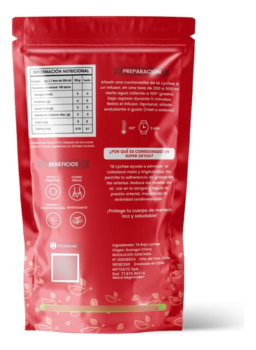 Te Lychee 100 Gr - My Tea To