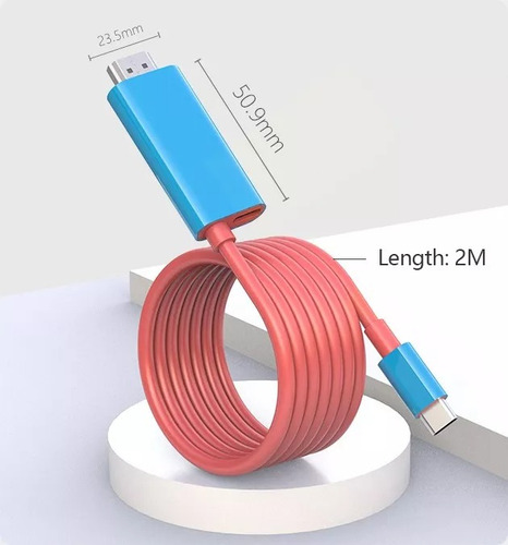 Cable Adaptador Tipo C A Hdmi Para Tv Nintendo Switch & Oled