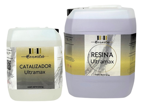 Resina Epóxica Altos Espesores Ultramax 17.04kg Color Transparente