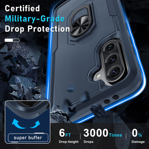 Funda De Samsung Galaxy A36, Con Soporte De Anillo