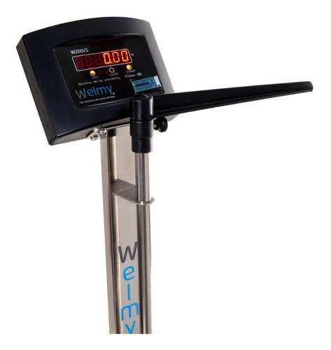 Imagem 2 de 5 de Balança Digital Com Antropômetro W200/50 A Inox Welmy