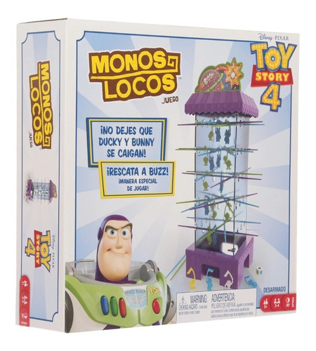 Monos Locos Toy Story Buzz Juego De Mesa Mattel | Mercado ...
