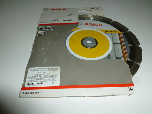 Bosch  Disco. 17   Corte Universal Concreto Y Canteras